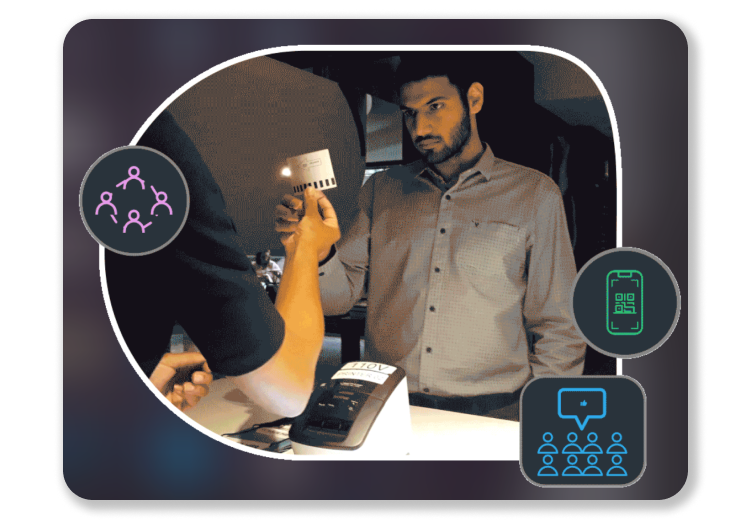 Effortless ticket and contactless registration
