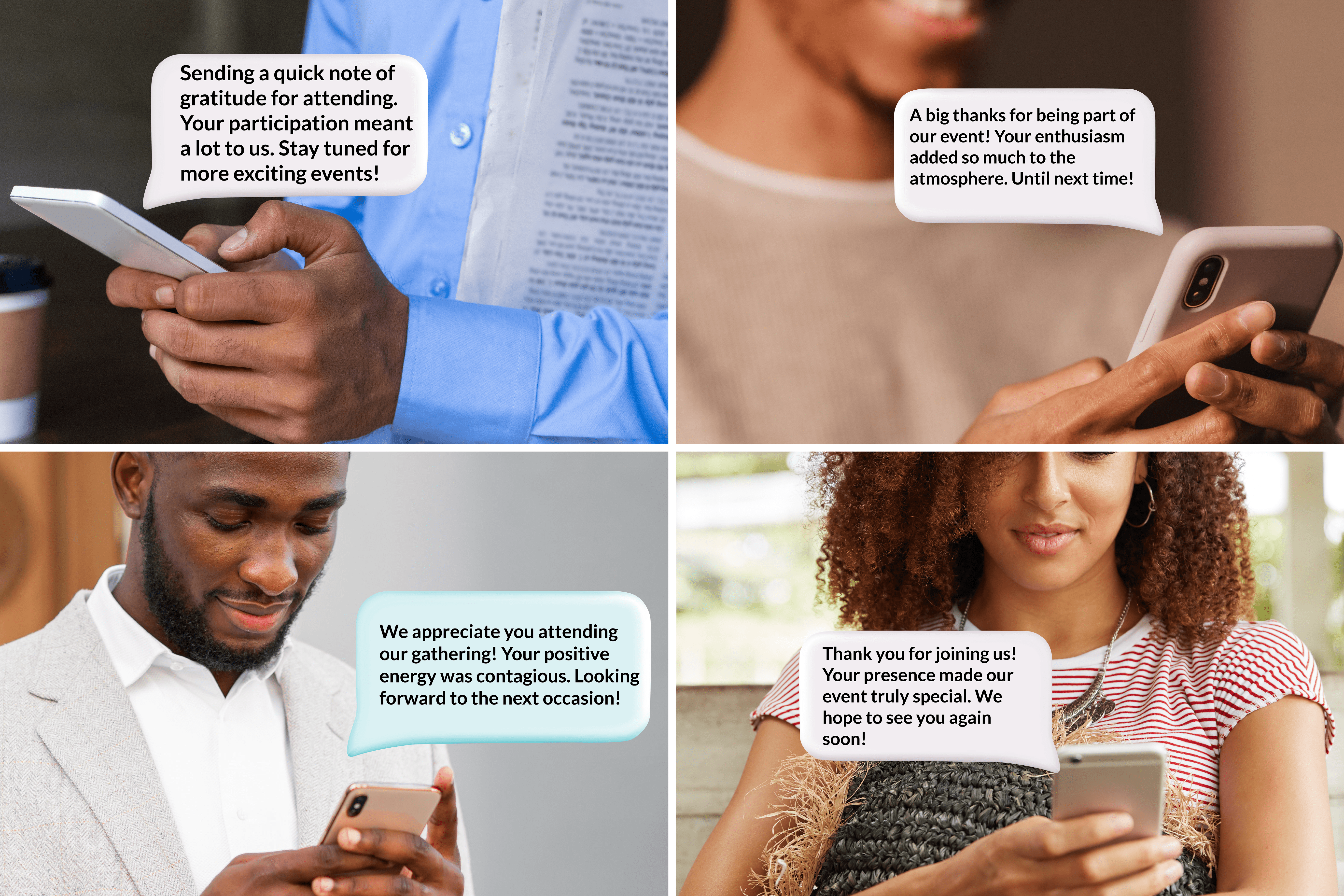 Effortless post-event communication