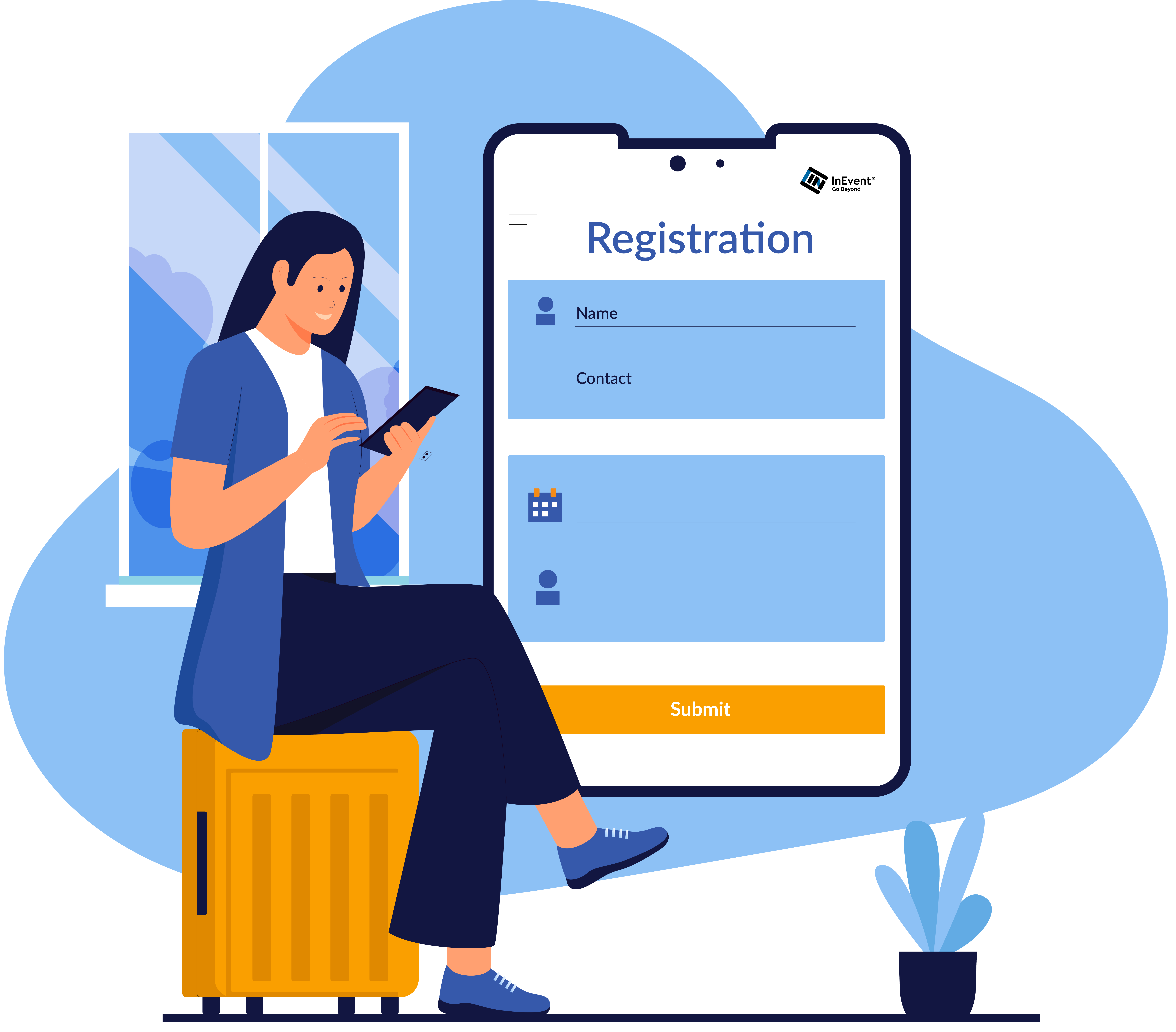 Seamless registration and ticketing